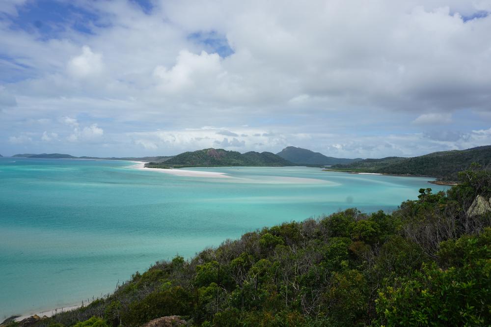 Finding the purest sand of the world near Airlie Beach