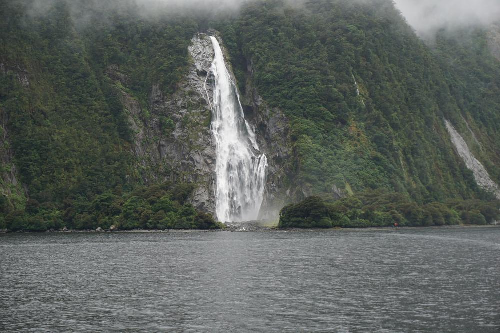 The rainy fjords of Milford Sound