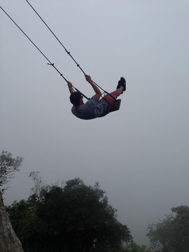 Baños - Swinging into the clouds
