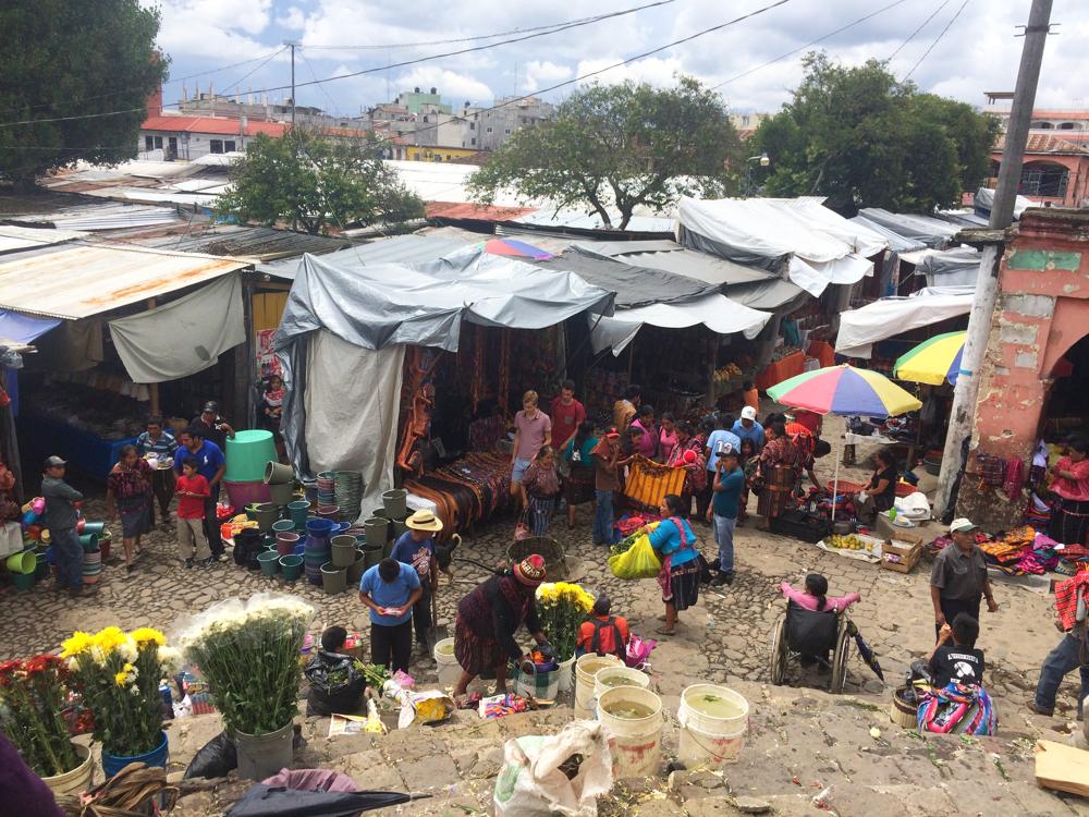 Chichicastenango - the largest and most colourful market in Central America